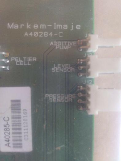 Used Markem imaje A40284-C A40285-C Circuit Board *drain pump ink pump techno board