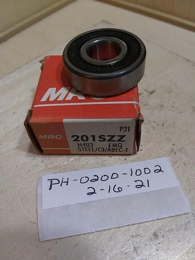 MRC 201SZZ H403 Steel Sealed Ball Bearing