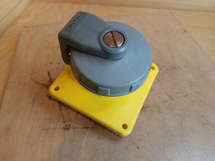Used Hubbell 320R4W 20amp Pin and Sleeve Watertight Receptacle