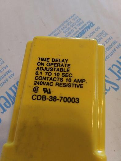 Used Potter & Brumfield CDB-38-70003 Time Delay Relay