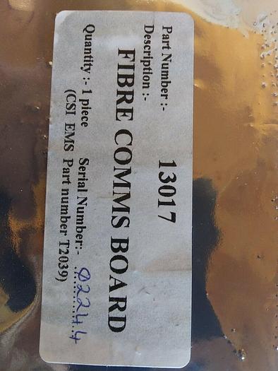 Videojet E13017 Fibre Comms Board