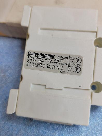 Cutler  Hammer CMACD Auxiliary Contacts (1NO, 1NC)