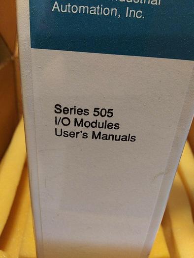 Siemens 575-2126 Series 505 Discrete Input Module with Manual