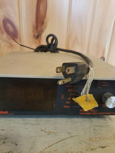 Used EG&G 450-1 Radiometer Photometer, Electro-Optics - USED POWERS ON