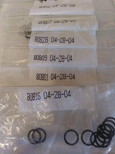 Videojet O-Rings Assortment Lot - (80826, 80816, 80823, +more)