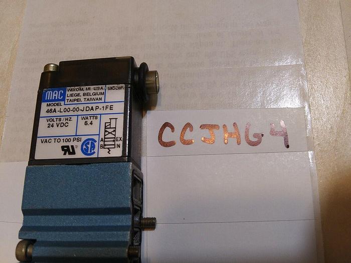 MAC 46A-L00-00-JDAP-1FE Solenoid Valve