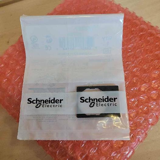 Schneider Electric ZBY2322 Automation Control Panel Nameplate Black New 785901377641
