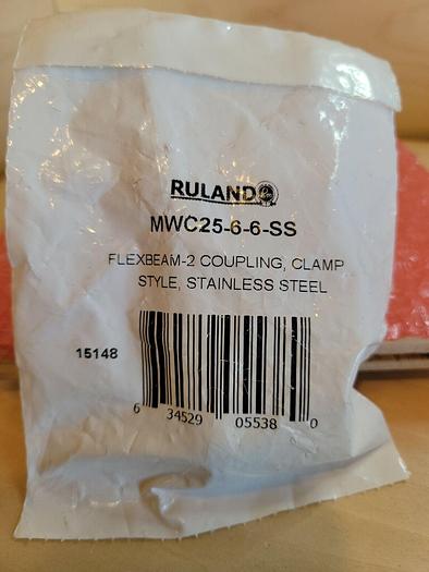 RULAND MANUFACTURING MWC25-6-6-SS Coupling, 4 Beam Clamp, 6mmx6mm 634529055380