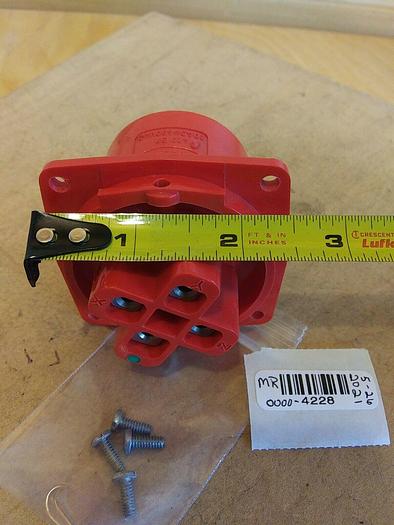 Hubbell 420 B7 Pin & Sleeve Device 20 amp 480 volt 3 pole