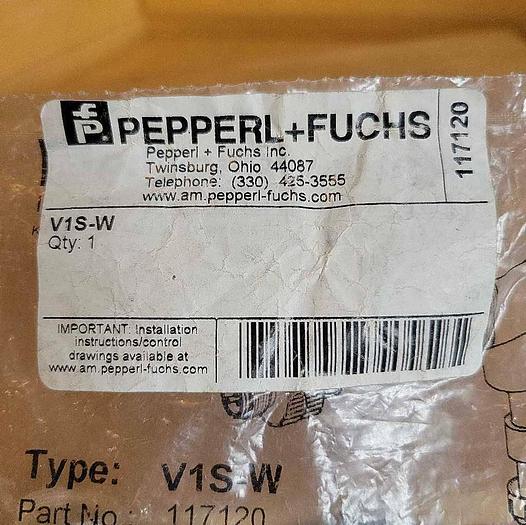 Pepperl & Fuchs Wireless Connector Type V1S-W Part No 117120 New
