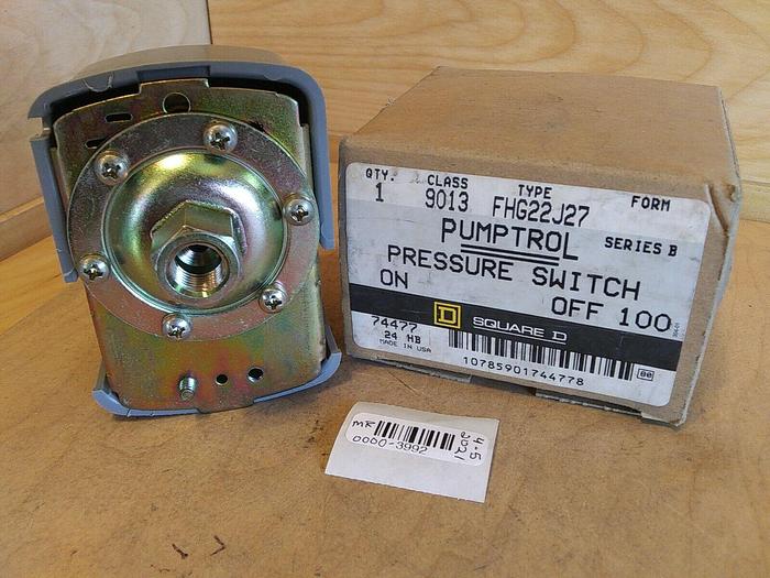 Square D 9013 FHG22J27 Pressure Switch 9013 FHG22