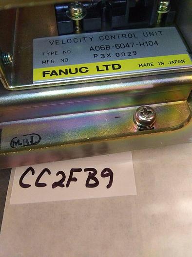 Used Fanuc A06B-6047-H104 Velocity Control Unit