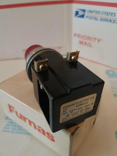 Furnas 52PA4J2 Oil Tight Pilot Light Red Lens