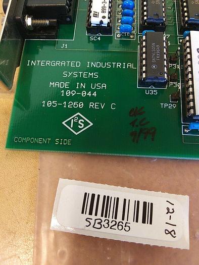 105-1260 Rev C Intergrated Industrial Systems 109-044
