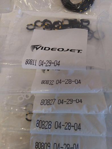 Videojet O-Rings Assortment Lot - (80826, 80816, 80823, +more)