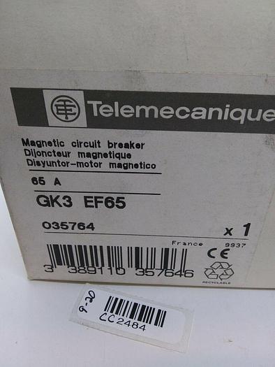 Telemecanique GK3 EF65 Magnetic Circuit Breaker