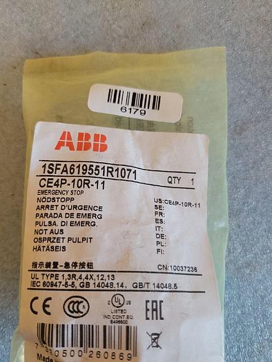 ABB CE4P-10R-11, 1SFA619551R1071 (Genuine ABB) Emergency Stop 7320500260869