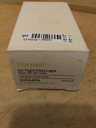 Furnas 52PA4PA Oil Tight Pilot Light Clear Lens