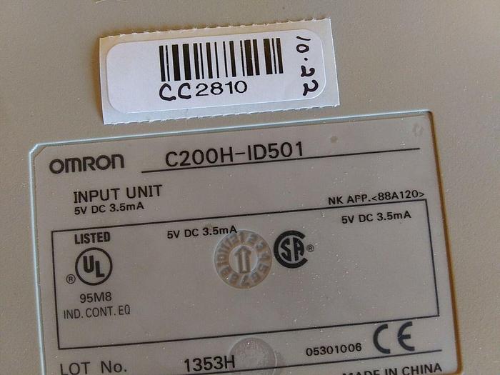 Omron C200H-ID501 Input Unit