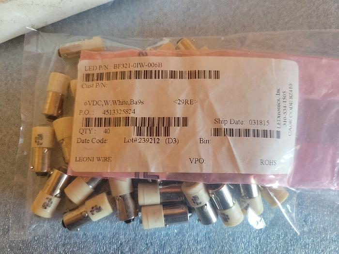 LEDTronics BF321-0IW-006B (Pack Of 40 Bulbs)