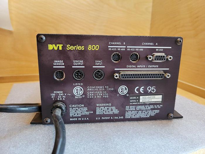 Used DVT 800-4MD55 SERIES 800 CAMERA CONTROL 8004MD55