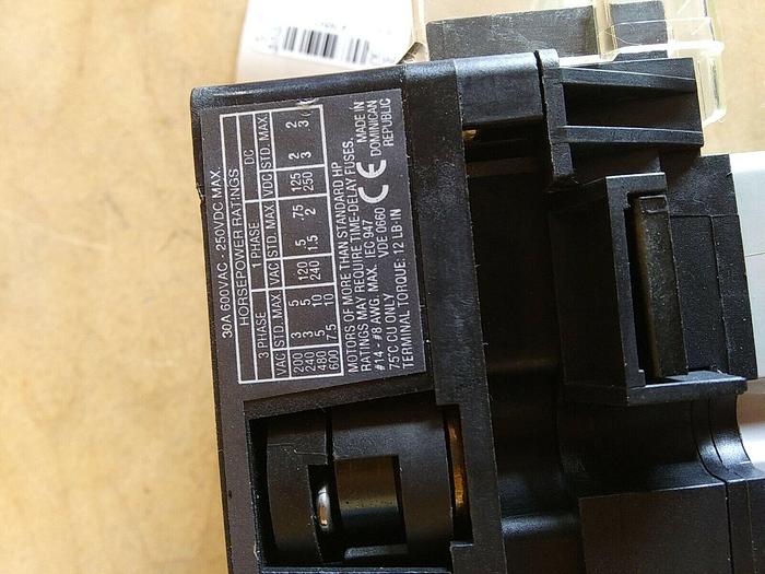 Used Allen Bradley 194-NC030P3 Fused Disconnect Switch 30amp Series B