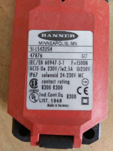 Banner SI-LS42USH Machine Safety Switch