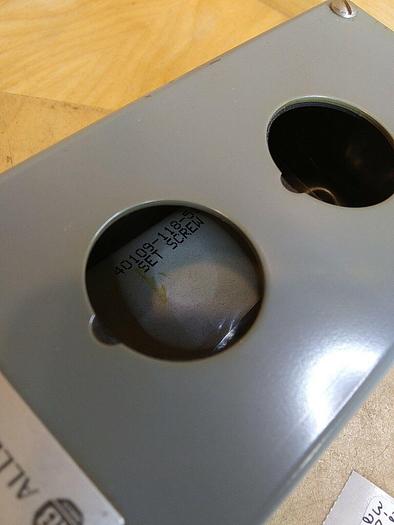 Allen Bradley 800T-2PY 2 Button Wall Mounted Enclosure