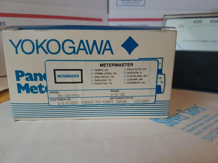 Yokogawa 251-420-MTXX Panel Meter