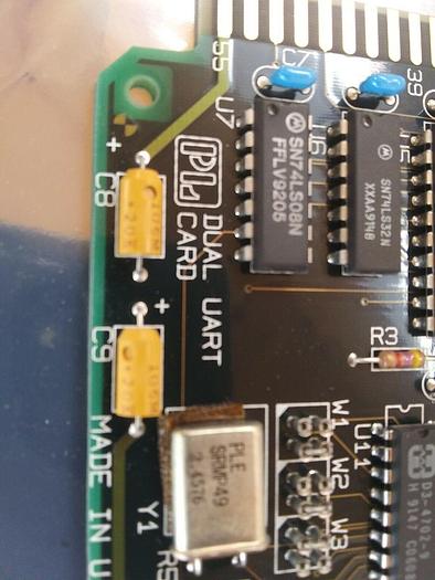 Used PWR 110382-004 Dual UART Card