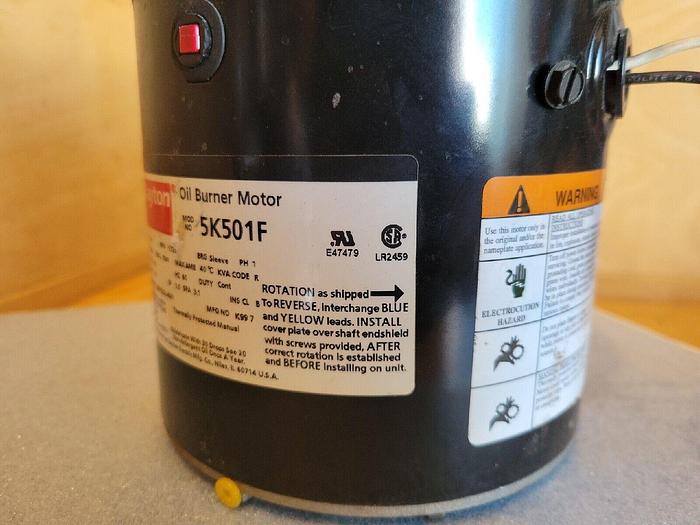 Dayton 5K501F Oil Burner Motor