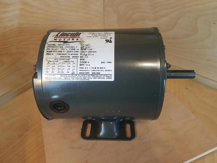 Lincoln Motors SRN4H0.5T61 - 1/2HP