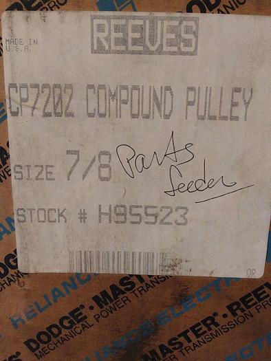 Reeves H95523 CP7202 Compound Pulley 7/8"