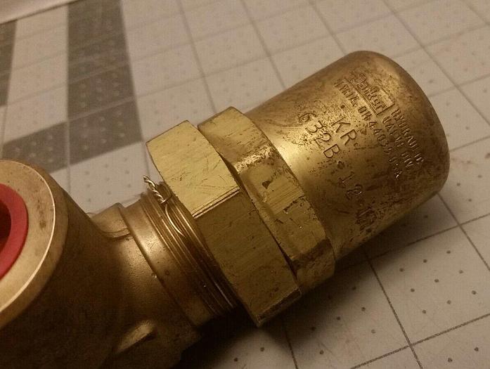 Used Parker KR 632B-12-1/2-2 Brass Hydraulic Valve