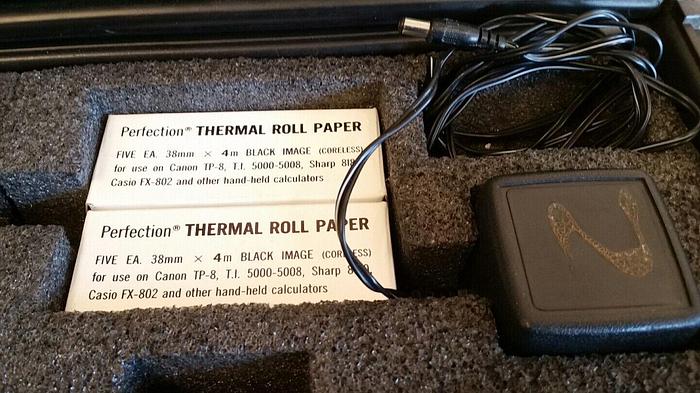 Used Brown & Sharpe 599-1201 Data Stat Smart Processor and Printer, w/ Box and Paper