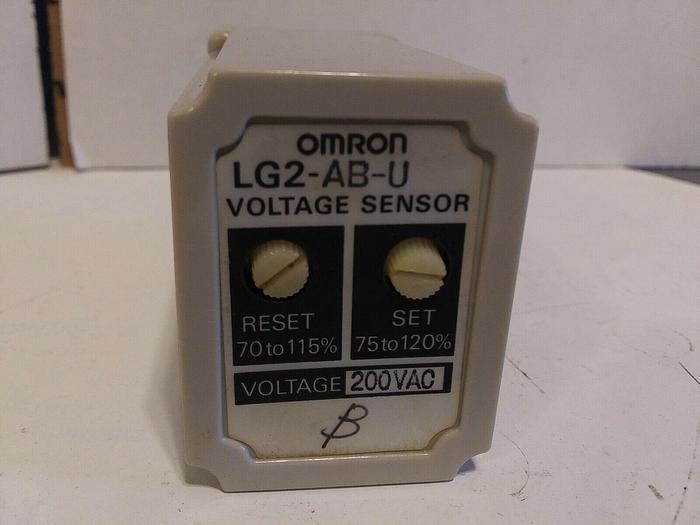 Used Omron LG2-AB-U Voltage Sensor (one unit per lot)