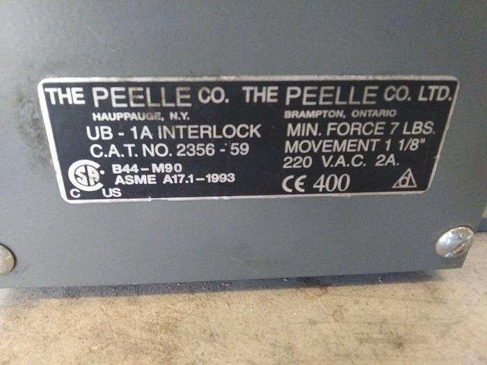 The Peele Co 2356-59 Interlock *Manual Landing Door