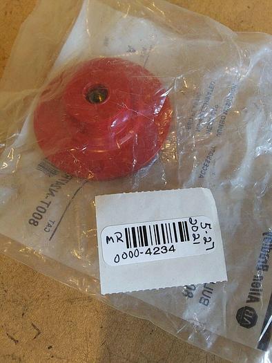 Allen Bradley 800T-N247R Mushroom Head Cap Red Non-illuminated