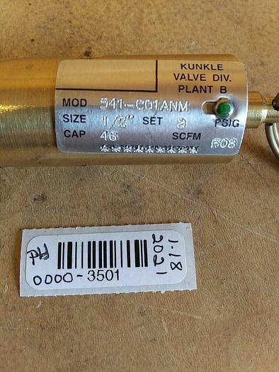 Kunkle Valve 541-CO1ANM Safety Valve 0541-CO1ANM0008
