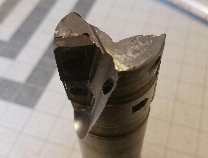 Used QTY 1 Sandvik RA390-025M25-17L, QTY 2 UNK Cutting Tool - NEED REPAIR END MILLS