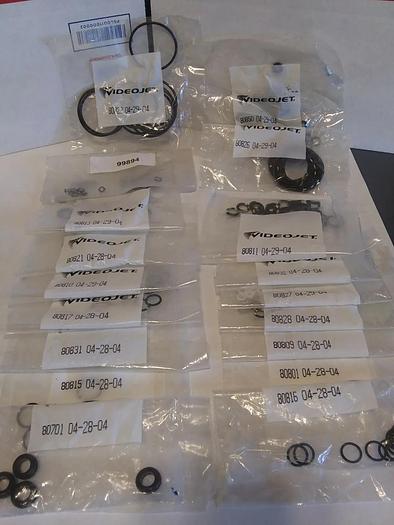 Videojet O-Rings Assortment Lot - (80826, 80816, 80823, +more)