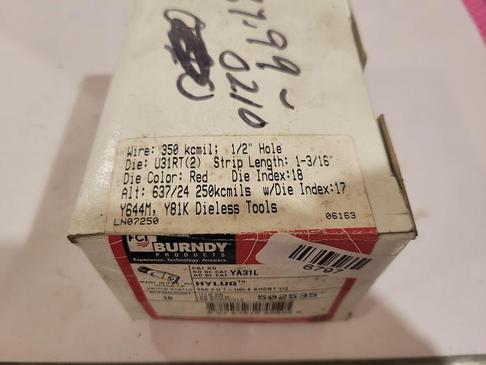 Burndy 502535 HYLUG, YA31L