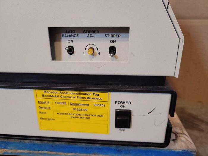 Used EM Science AQUASTAR C2000 Titrator, Powers On