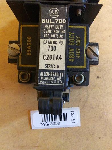 700-C201A4 Allen Bradley Series B Relay