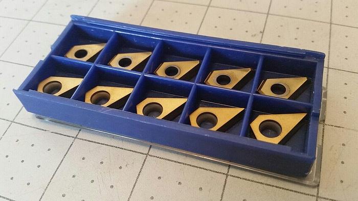 Used Kennametal - 3.41220, 45° CS5 Grade Drill Chamfer QTY 10 Inserts