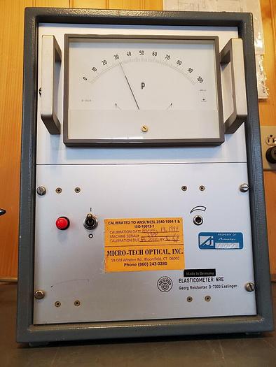 Used Georg Reicherter 191300, E22.140.01-87 Elasticometer NRE