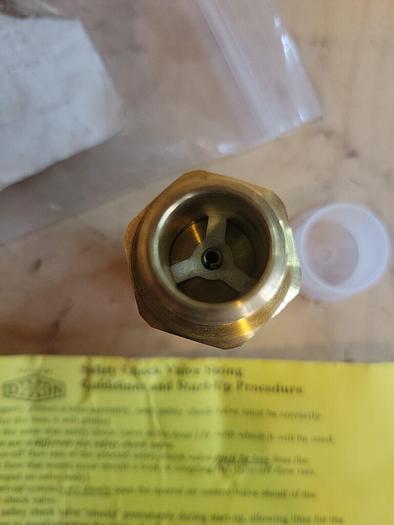 Dixon SCVS4 Safety Check Valve Sizing