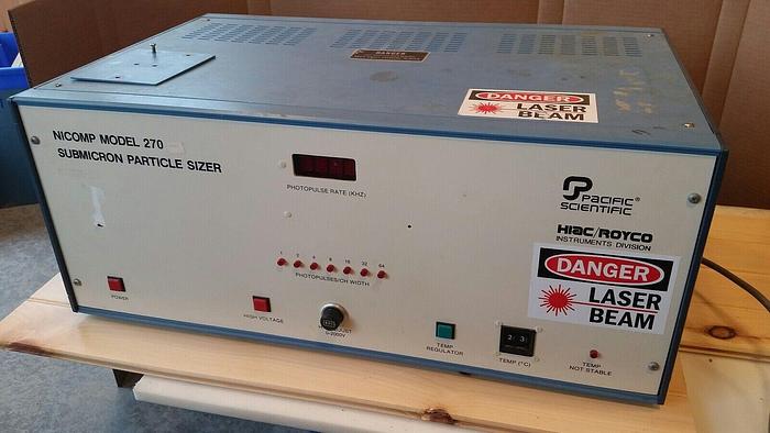 Used Pacific Scientific (Hiac/Royco) Nicomp 270 Submicron Particle Sizer - USED
