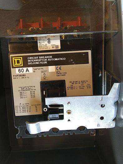 Square D PFH36060G I-Line 60amp Disconnector