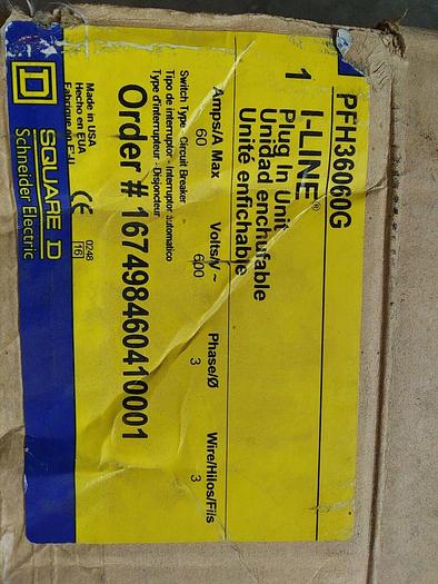 Square D PFH36060G I-Line 60amp Disconnector